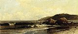Alfred Thompson Bricher Canvas Paintings - Breaking Surf 1